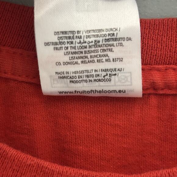 Vintage Y2K Big Cat Animal Shirt Red Men’s Women’s 2000 Large - Picture 4 of 8